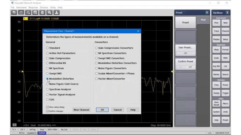 S930705B Modulation Distortion Setup Part 1